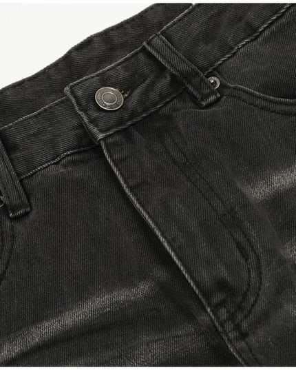Mein Shop 0 Retro Cat Beard Straight Jeans—9753