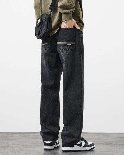 Mein Shop 0 Retro Nostalgic Straight Jeans —9871
