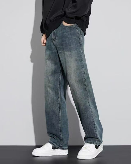 Mein Shop 0 Retro Nostalgic Straight Jeans —9871