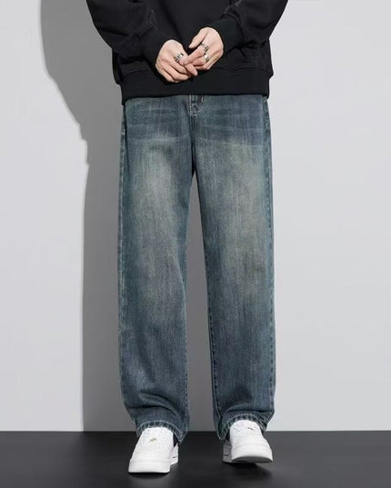 Mein Shop 0 Retro Nostalgic Straight Jeans —9871