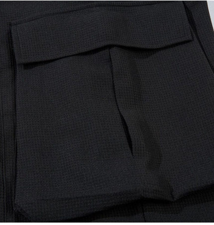 Mein Shop 0 Retro Spring Black Cargo Pants—3855