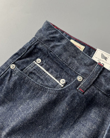 Mein Shop 0 Retro Straight Long Jeans—9864