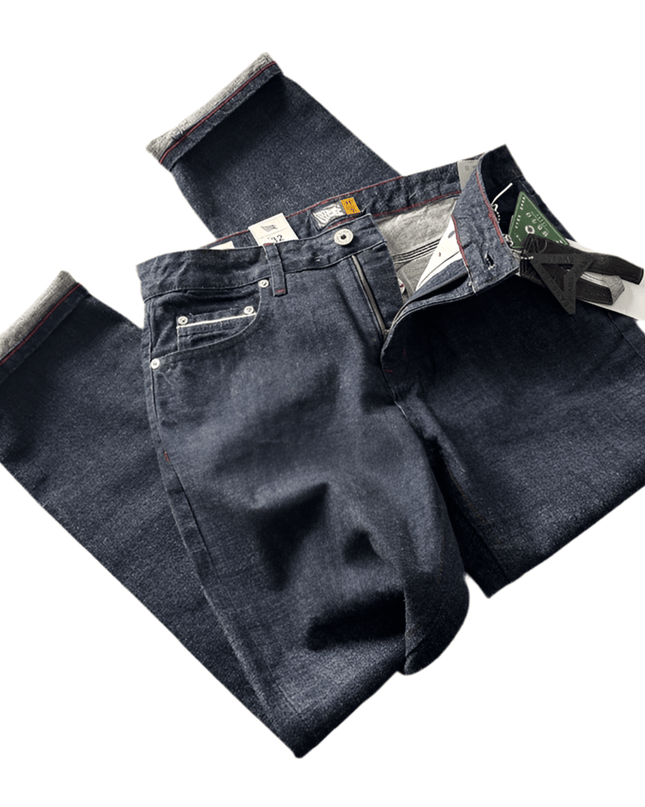 Mein Shop 0 Retro Straight Long Jeans—9864
