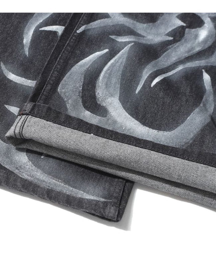 Mein Shop 0 Retro Street Partnern paint Jeans—8705