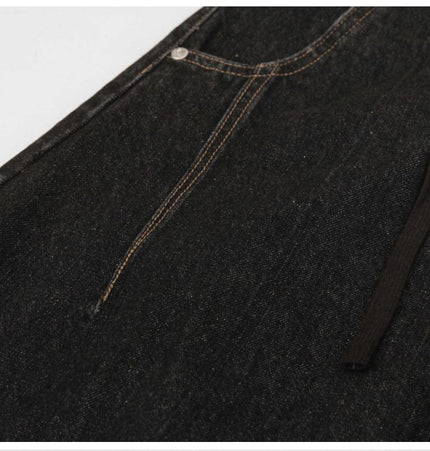 Mein Shop 0 Retro Street Simple Loose Machete Denim Jeans —2774