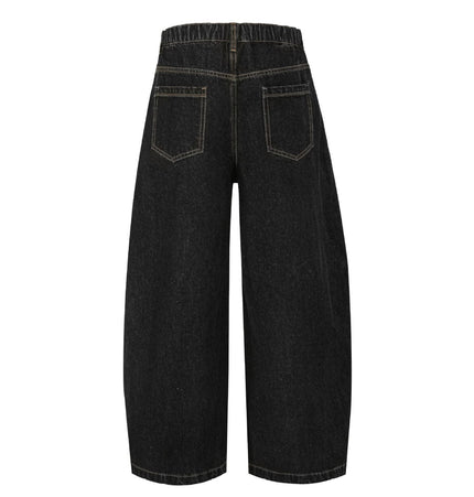 Mein Shop 0 Retro Street Simple Loose Machete Denim Jeans —2774