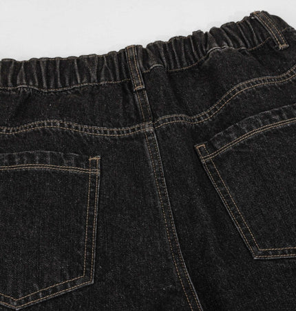 Mein Shop 0 Retro Street Simple Loose Machete Denim Jeans —2774