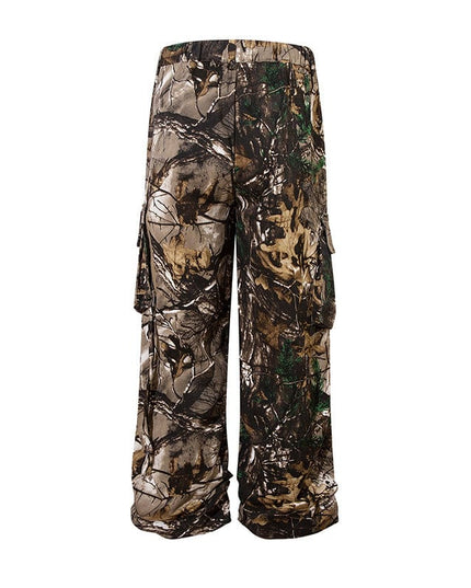 Mein Shop 0 Retro Style Branches Camouflage Cargo Pants