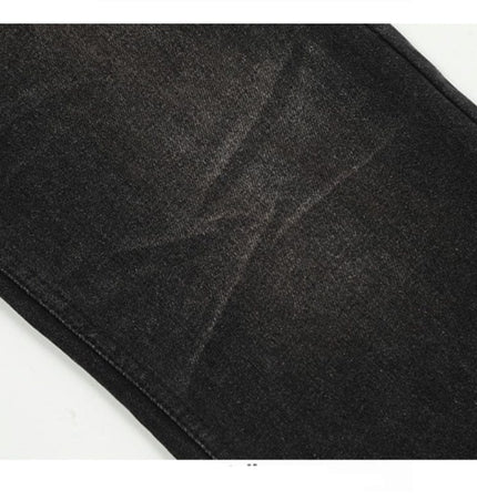 Mein Shop 0 Retro Washed Black Craft Straight Jeans—5339