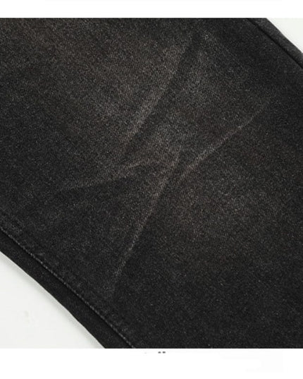 Mein Shop 0 Retro Washed Black Craft Straight Jeans—5339
