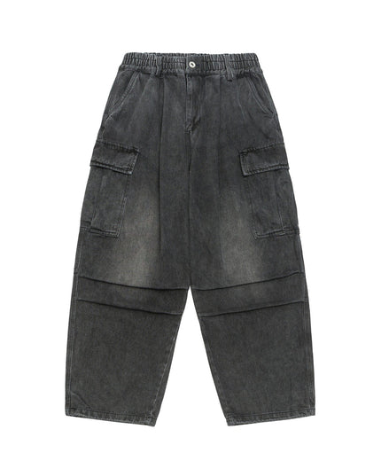Mein Shop 0 Season New Washed Fried Flower Denim Trousers