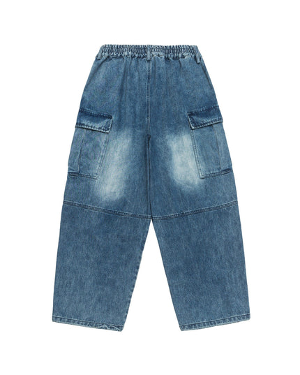 Mein Shop 0 Season New Washed Fried Flower Denim Trousers