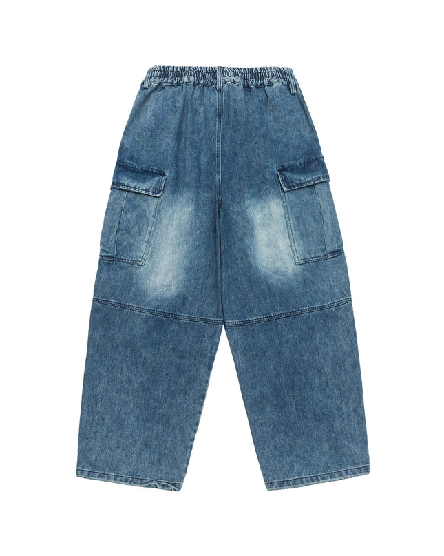 Mein Shop 0 Season New Washed Fried Flower Denim Trousers