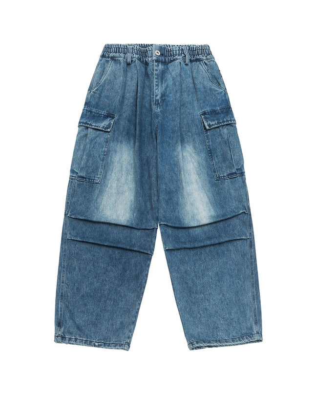 Mein Shop 0 Season New Washed Fried Flower Denim Trousers