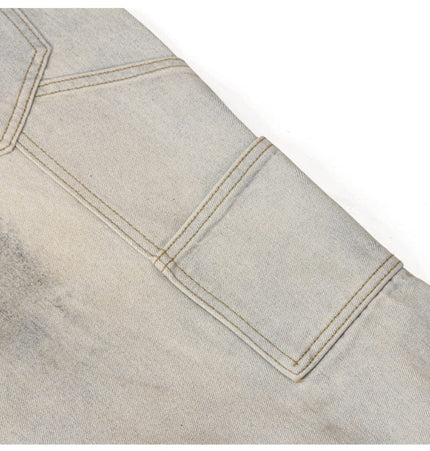 Mein Shop 0 Shabby Dirty Loose Hole Jeans—8739