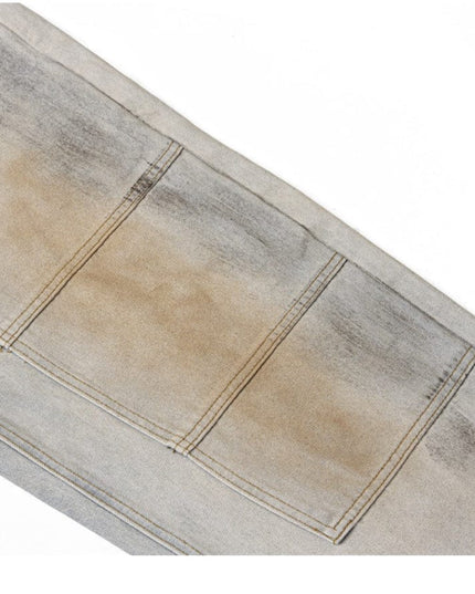 Mein Shop 0 Shabby Dirty Loose Hole Jeans—8739