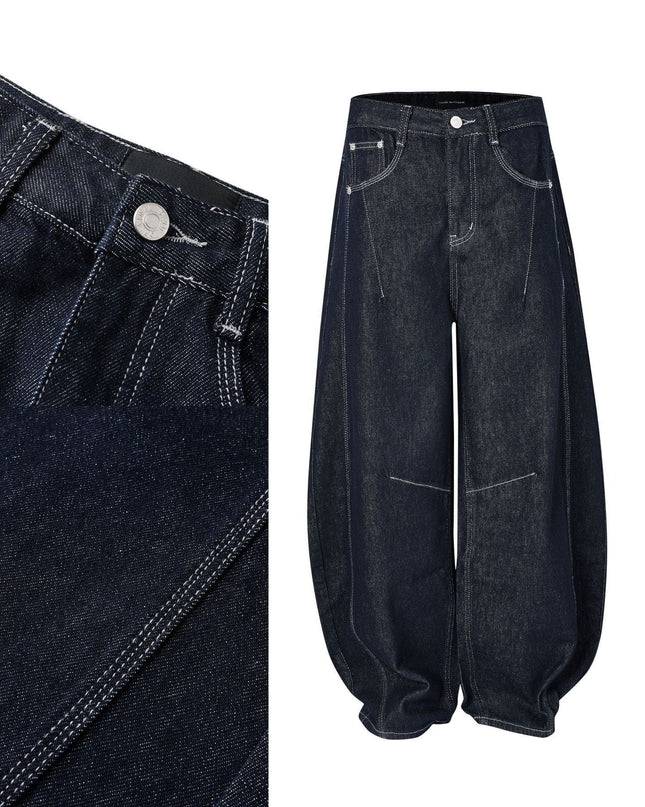 Mein Shop 0 Tailor stich Wide-Leg Jeans--4435