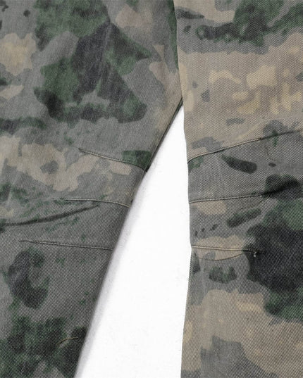 Mein Shop 0 Tie-dye Camo Wide Leg Cargo pant—9255