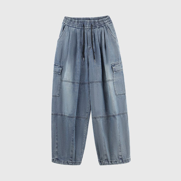 Urban Drift Washed Wide-Leg Jeans—7936