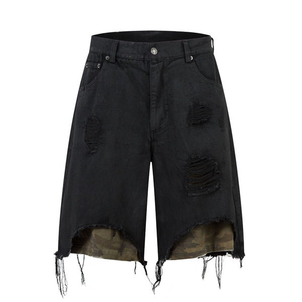Urban Edge Distressed Denim short—8400