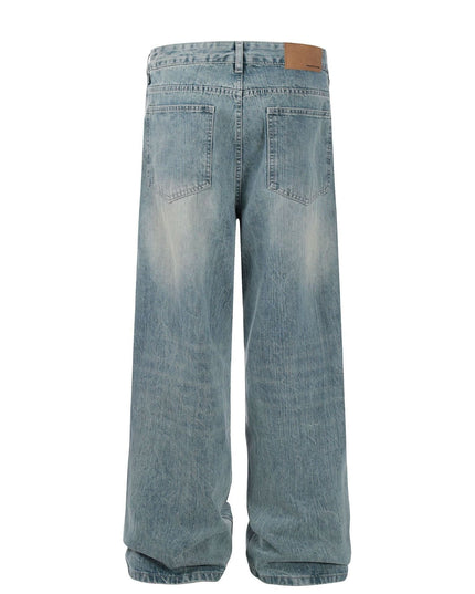Mein Shop 0 Urban Edge Washed Blue Relaxed Jeans—7845