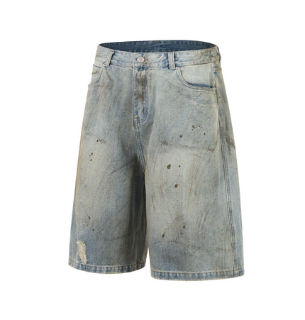 Mein Shop 0 Urban Edge Washed Denim Short—5539