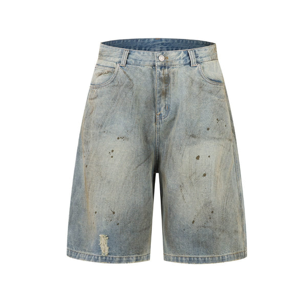 Urban Edge Washed Denim Short—5539