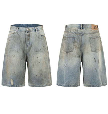 Mein Shop 0 Urban Edge Washed Denim Short—5539