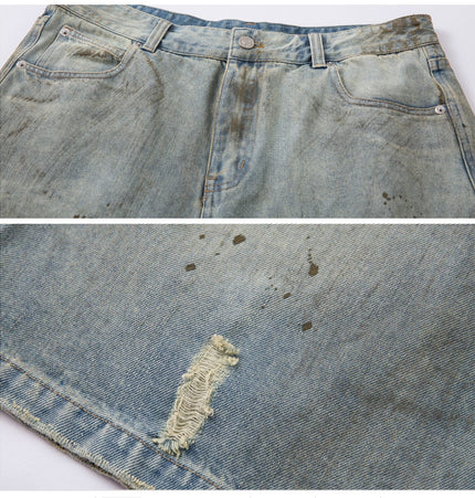 Mein Shop 0 Urban Edge Washed Denim Short—5539