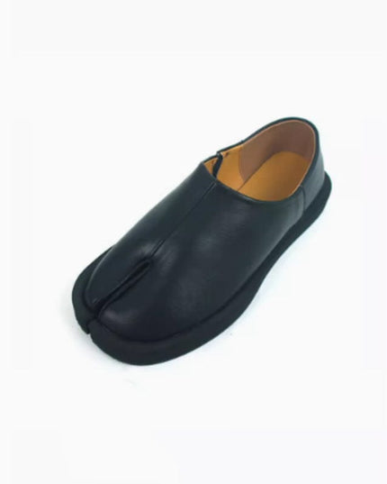 Mein Shop 0 Velvet Hoof Luxe: Genuine Leather Split Toe Shoes—-4611
