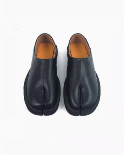 Mein Shop 0 Velvet Hoof Luxe: Genuine Leather Split Toe Shoes—-4611