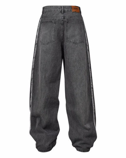 Mein Shop 0 Vintage Stripe Distressed Jeans—7522