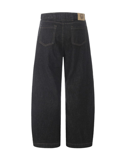 Mein Shop 0 Washed Simple Solid Color Loose Wide-leg Pants