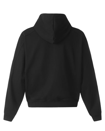 TALKLESSFASHION 0172 American men's and women's high-end trend solid color deconstructed jacket design men's loose cardigan hooded sweatshirt