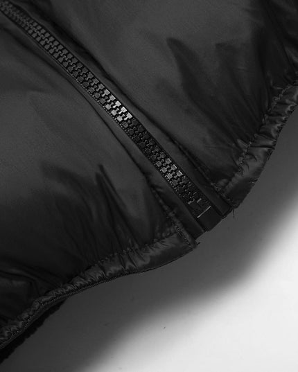 TALKLESSFASHION 0197 American trend high street street trend deconstruction thickened design jacket men's winter short and wide warm cotton clothes