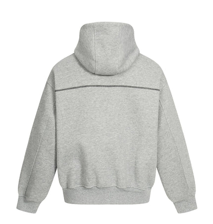 TALKLESSFASHION 0269 American retro trend men's and women's jacket type topline deconstruction design men's loose hooded cardigan sweatshirt