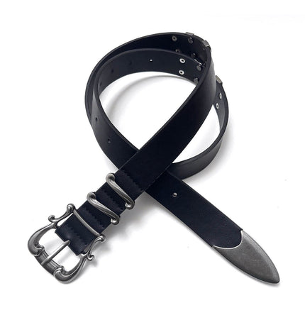 TALKLESSFASHION 110cm / black Direction of Light iris foil sword road trousers belt high intelligence cleanfit belt men's simple