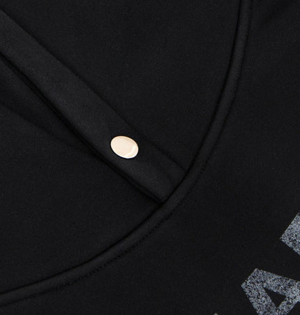 TALKLESSFASHION 2018 American retro trend heavy compound washed character pattern design men's hooded loose hooded sweatshirt
