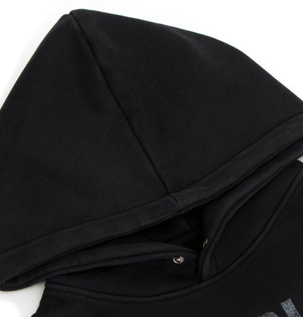 TALKLESSFASHION 2018 American retro trend heavy compound washed character pattern design men's hooded loose hooded sweatshirt