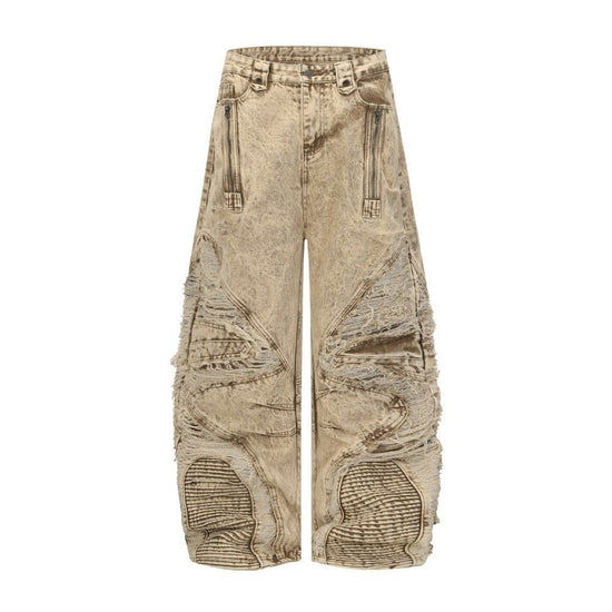 Wasteland Scimitar Raw-Edge Jeans