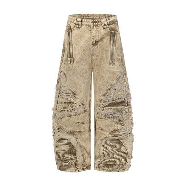 Wasteland Scimitar Raw-Edge Jeans