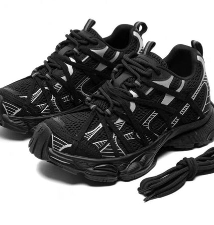 TALKLESSFASHION 2025 summer new braided strap casual height-increasing daddy shoes