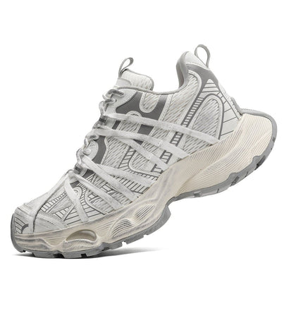 TALKLESSFASHION 2025 summer new braided strap casual height-increasing daddy shoes