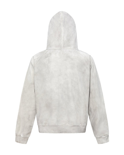 TALKLESSFASHION 27258 American retro neutral high-end sense old sense deconstruction design men's heavy loose hooded sweatshirt