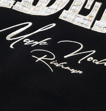 TALKLESSFASHION 2727 American retro high street trend men's and women's high-end letter 10,000 needle embroidery picture design men's hooded sweatshirt