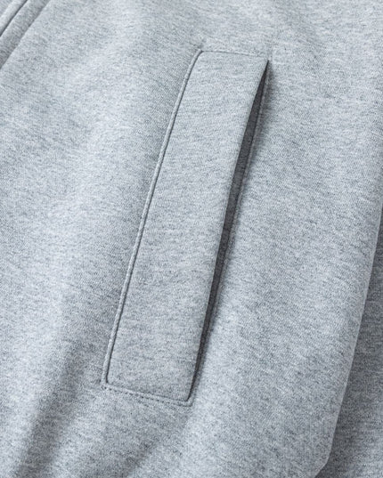 TALKLESSFASHION 27378 American retro unisex high-end solid color deconstructed design men's heavy loose hooded sweatshirt