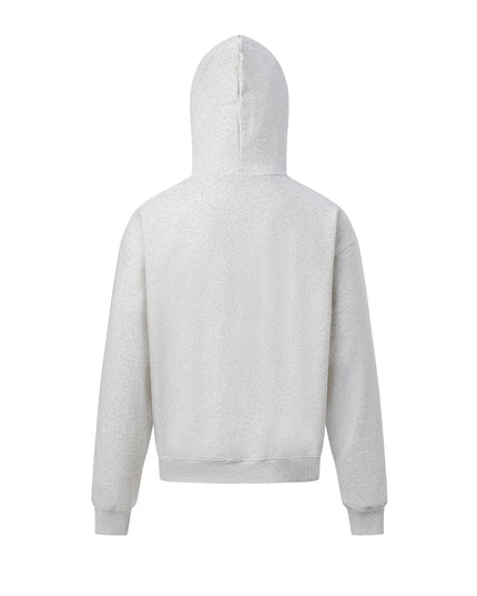 TALKLESSFASHION 27412 American retro neutral high-end fun sticker print design men's heavy loose hooded sweatshirt