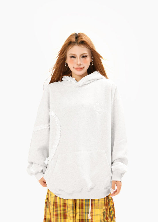 Love Embroidery Hoodie