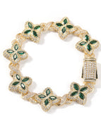 Golden green zirconium