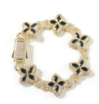 7inch bracelet / Golden navy